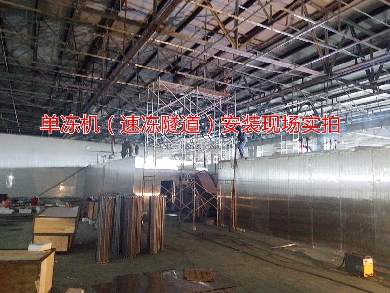 牡丹江市农产品速冻隧道及万吨冷藏库安装